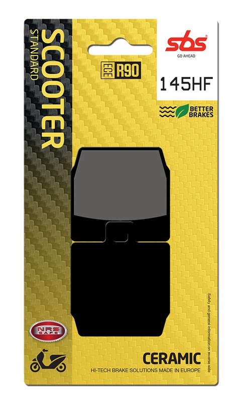 SBS brake pads KH268 street standart ceramic colour black (145HF)